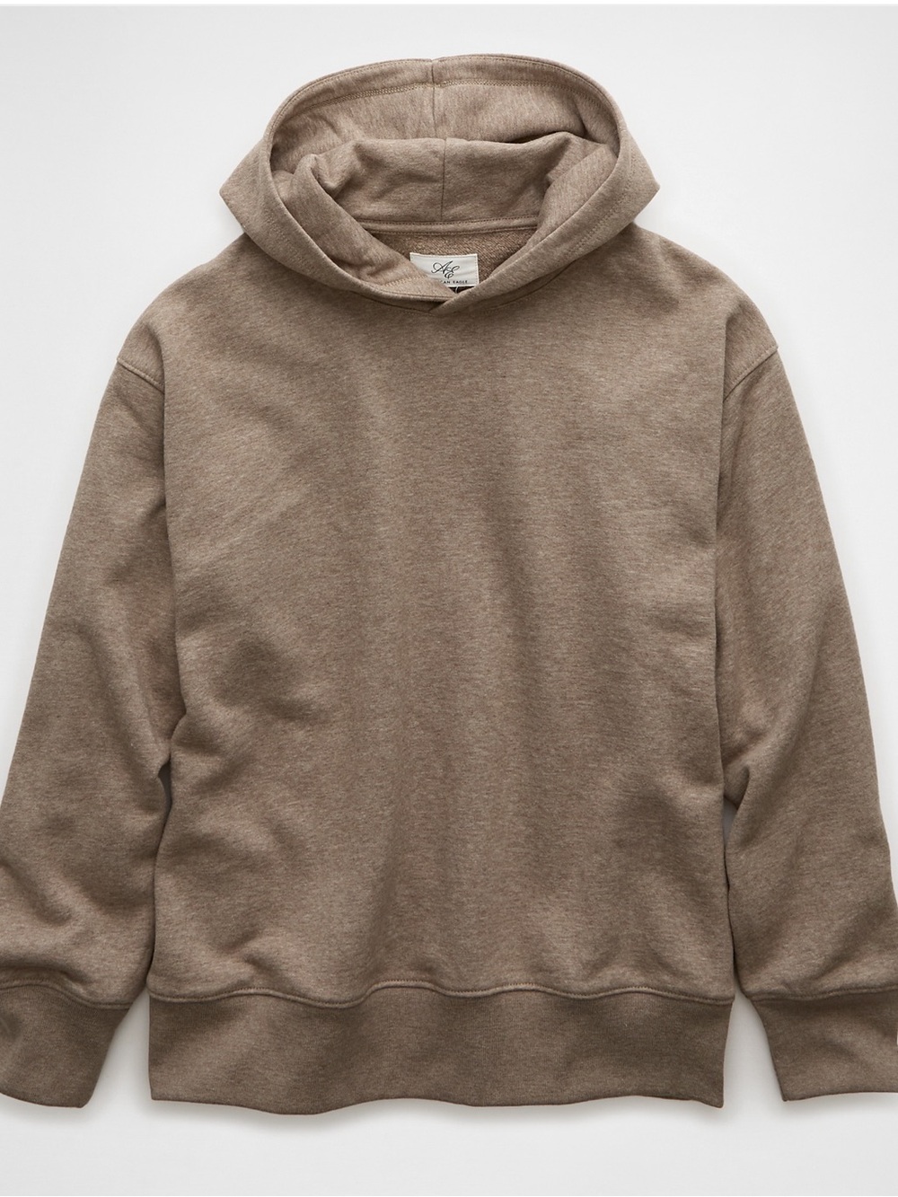 AE everyday Luxe hoodie-coffee